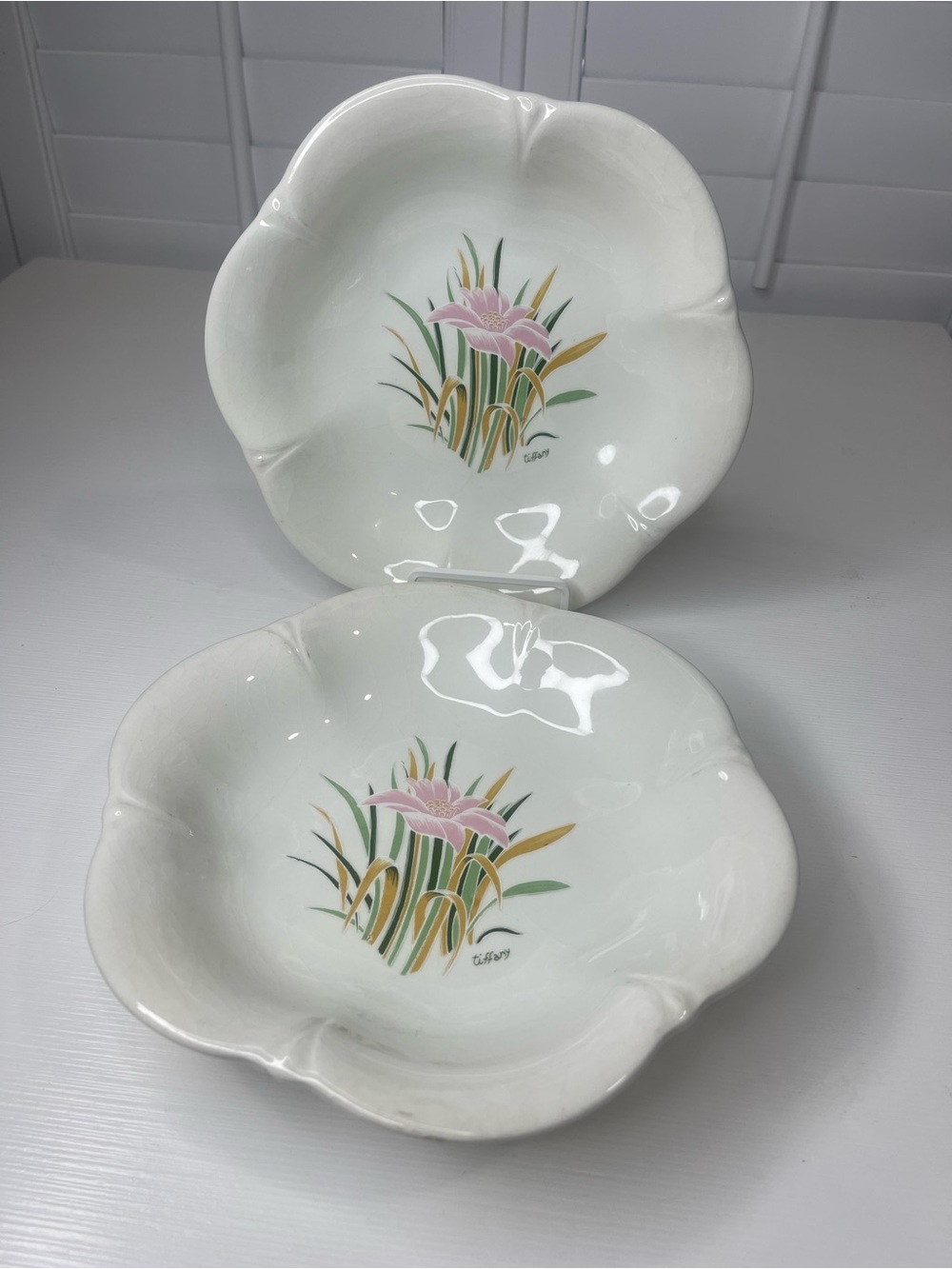 Tiffani Ceramiche Italian Ceramic Bowls - set of 2 9.25”
